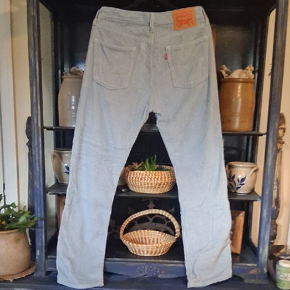 Levi's Men's Light Sky Blue Corduroy Pants